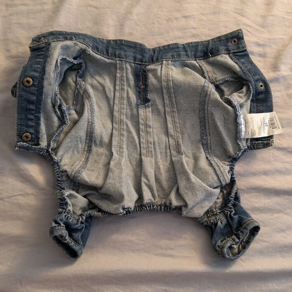 Reddy XS Stylish Denim Dog Jumpsuit - BENEFITS SENIOR RESCUE